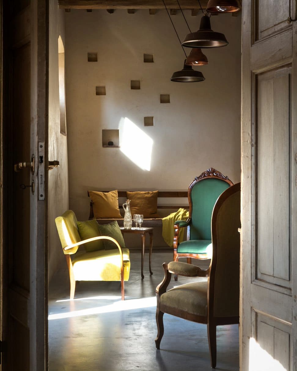 Interiors of I Pini have been carefully considered throughout the property